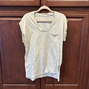 Aerie oatmeal colored scoop neck sz XS